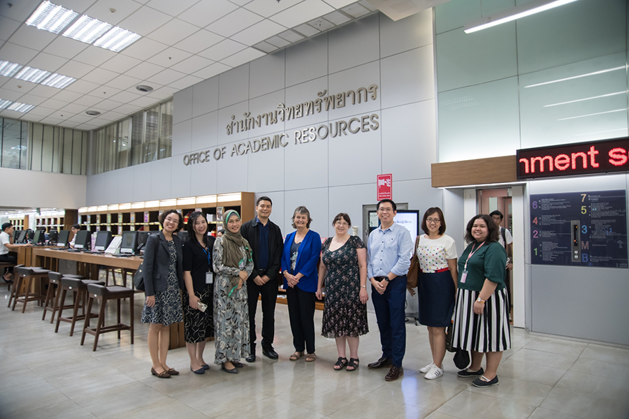 ยินดีต้อนรับผู้ประเมินหลักสูตรสารสนเทศศึกษาจาก Chartered Institute for Library and Information Professionals (CILIP) 