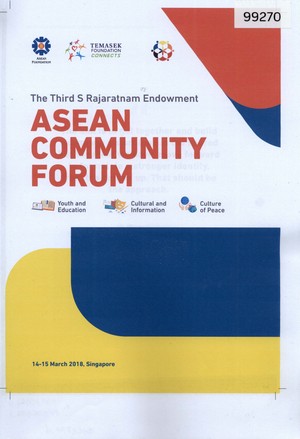 The Third S Rajaratnam Endowment – ASEAN Community Forum