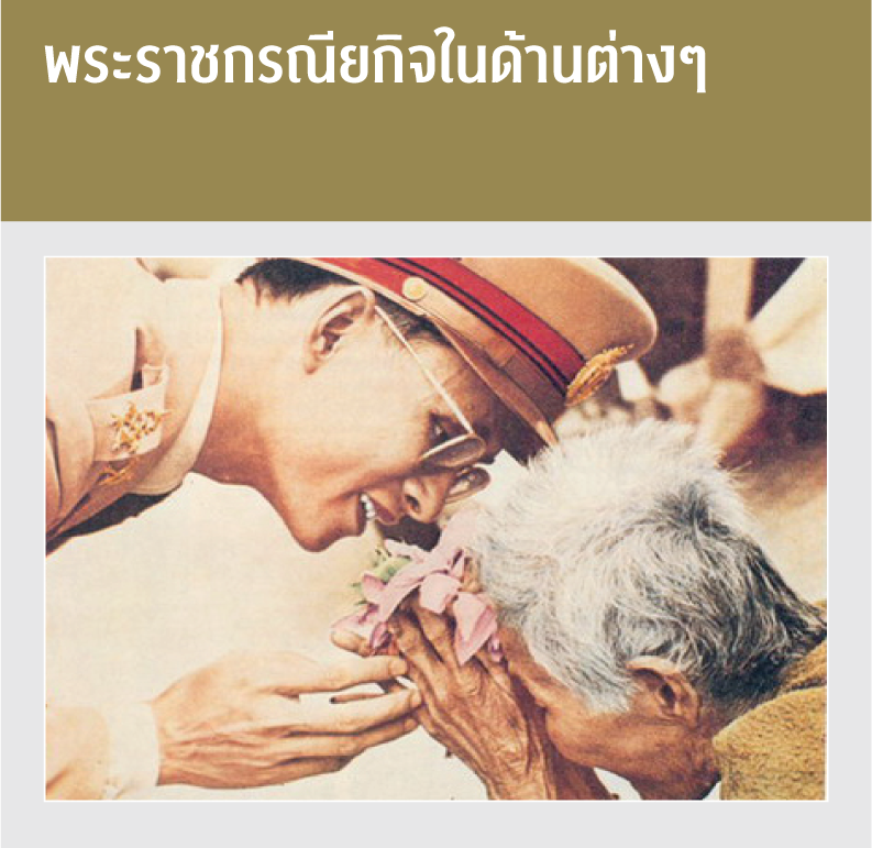 พระราชกรณียกิจในด้านต่างๆ